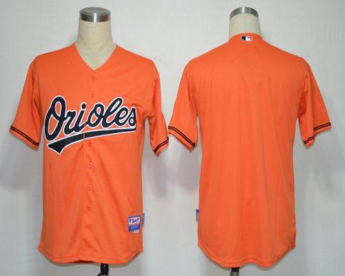 Orioles Blank Orange Cool Base Stitched MLB Jersey - Click Image to Close